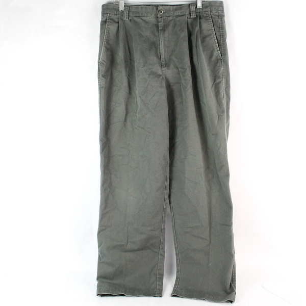 Dockers Gray-Green Straight-Leg 100% Cotton Chino Pants Men's 36x36