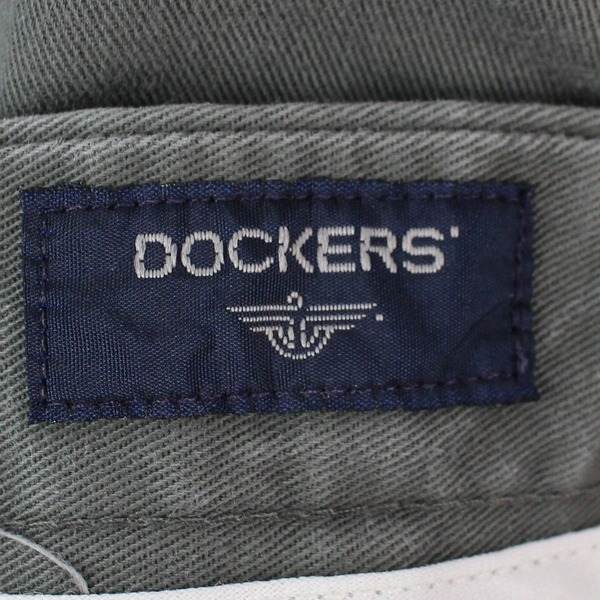 Dockers Gray-Green Straight-Leg 100% Cotton Chino Pants Men's 36x36