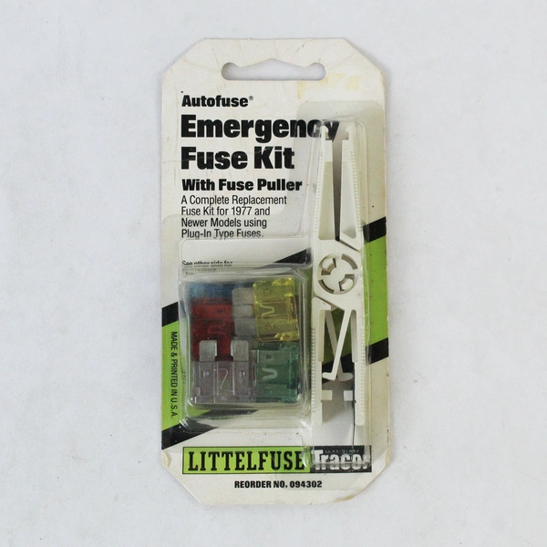 Littlefuse Autofuse Emergency Fuse Kit With Fuse Puller Tool Replacement