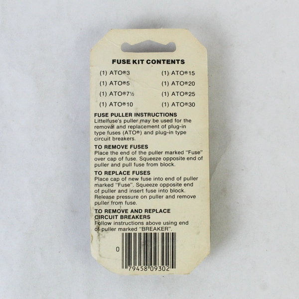 Littlefuse Autofuse Emergency Fuse Kit With Fuse Puller Tool Replacement