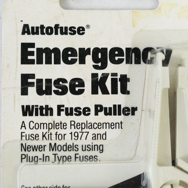 Littlefuse Autofuse Emergency Fuse Kit With Fuse Puller Tool Replacement