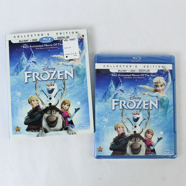 Frozen Blu-ray and DVD 2013 Collector's Edition Disney Rated PG Elsa Olaf Anna
