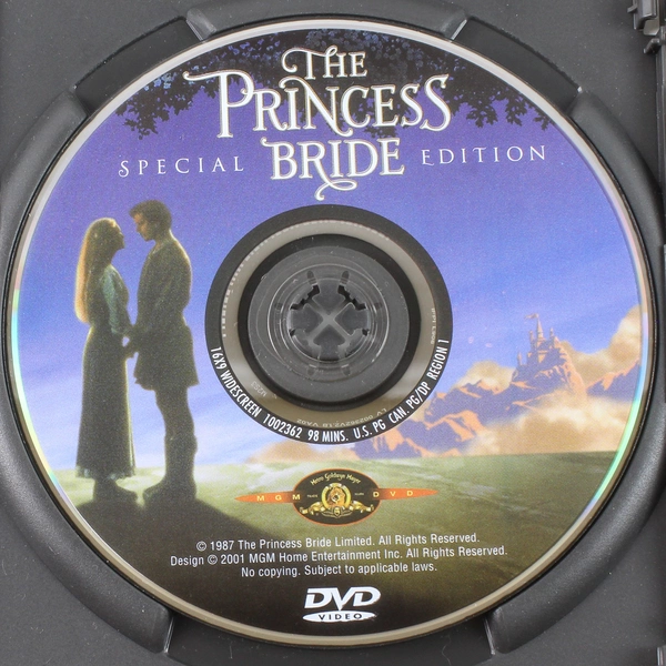 Princess Bride DVD 1987 Special Edition 2001 MGM Home Entertainment