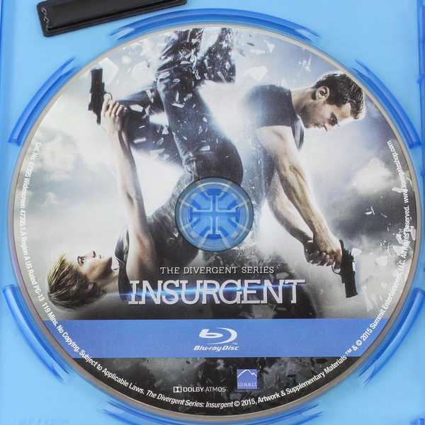 The Divergent Series Insurgent Blu-ray 2015 Shailene Woodley Kate Winslet