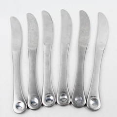 Set of 6 Robert Welch Pendulum Stainless Steel Dinner Knives 9.25 Inches
