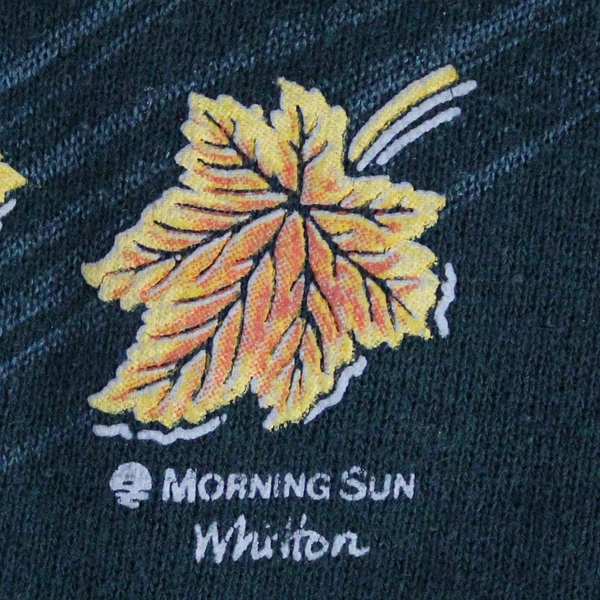 Vintage Morning Sun Jerzees Activewear Green Bird Sweatshirt Women's Large