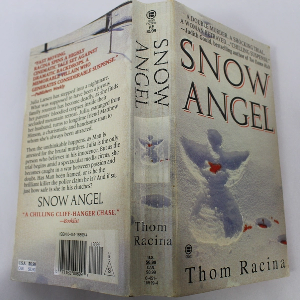 Snow Angel by Thom Racina 1997 Penguin Group Paperback Novel Murder Drama