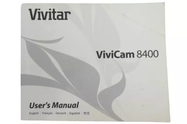Vivitar Vivicam 8400 Digital Camera 8.0 MP With Case and Cords