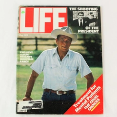 Life Magazine Ronald Reagan Shooting & Ranch Cover May 1981 Issue Vintage