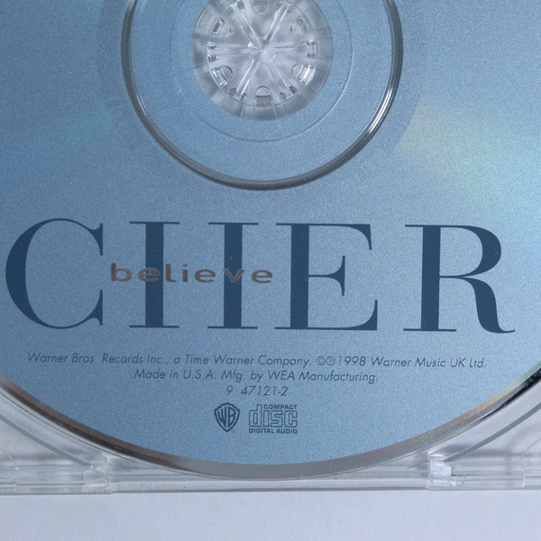 Cher Believe CD Album 1998 Warner Bros Electronic Pop Pre-Owned