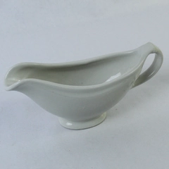 United States Quarter Master Corp 1940 Ceramic Gravy Boat White 431QM8167