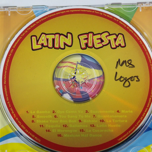 Drew's Famous Latin Fiesta 2005 Audio CD Pre-Owned As-Is Signed