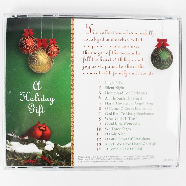 A Holiday Gift First American Christmas Music 2003 CD