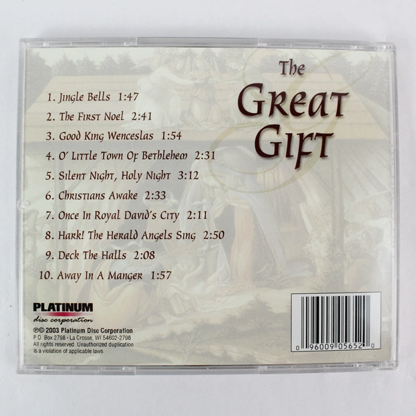 The Great Gift The Greatest Christmas Collection Vol. 7 Platinum Records 2003 CD