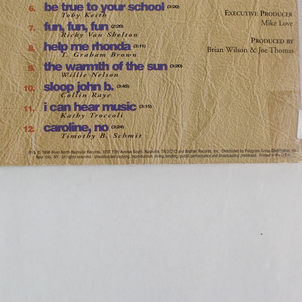 Stars and Stripes Vol.1 by The Beach Boys River North 1996 CD
