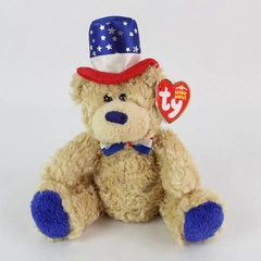 TY Beanie Babies Independence The Bear 2006 Blue Version 8" With Tags