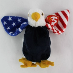 TY Beanie Babies Soar The Eagle 2002 Stuffed Toy 6" With Tags