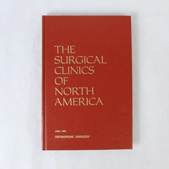 Surgical Clinics of North America June 1983 Volume 63 No 3 Orthopedic Surgery