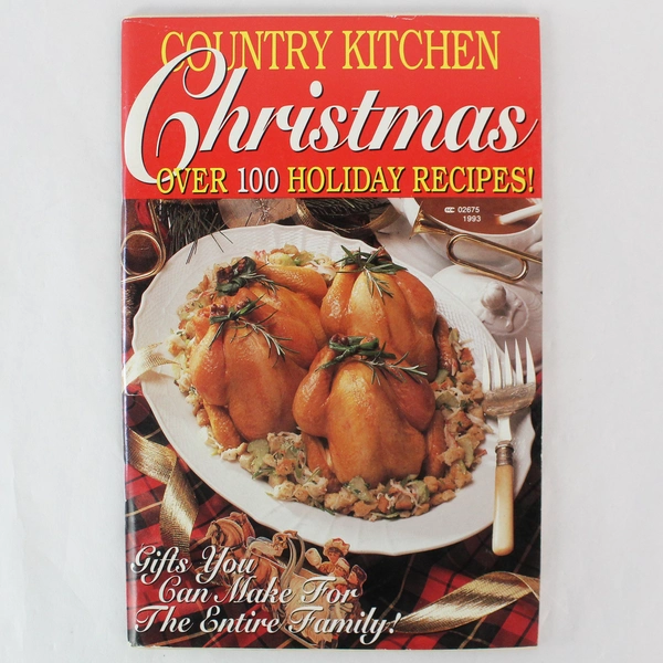 Vintage 1993 Country Kitchen Christmas Recipe Magazine