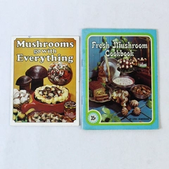 Lot of 2 Booklets Recipe Mushrooms Go With Everything Fresh Mushrooms Cookbook