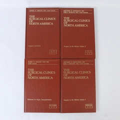 Lot of 4 The Surgical Clinics of North America 1994 Vol 74 Feb April June Oct