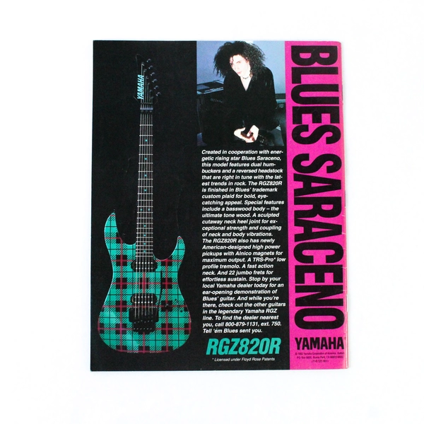 Musician Magazine Febuary 1994 Frank Zappa Slash Guns N' Roses