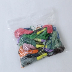 Lot of 17 CXC Skeins Cross Stitch Thread Floss Embroidery Assorted Colors Crafts