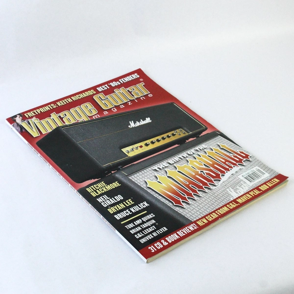 Vintage Guitar Magazine September 2003 The Birth of the Marshall Keith Richards
