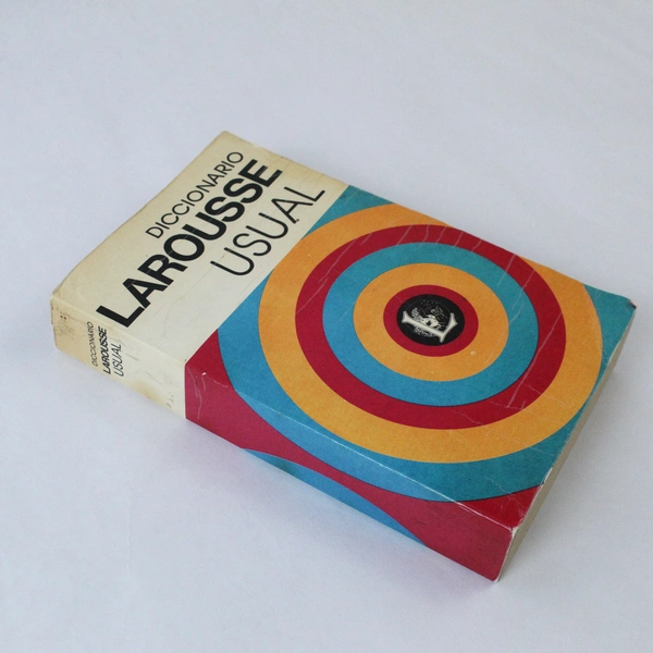 Vintage 1980 Diccionario Larousse Usual Paperback Book Pre-Owned Condition