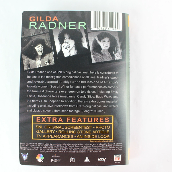 Saturday Night Live The Best of Gilda Radner 2005 Broadway Video DVD