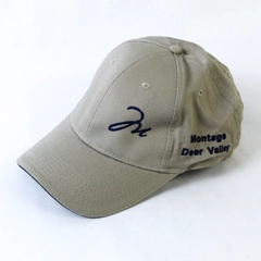 Montage Deer Valley Adjustable Strap Tan Baseball Cap 100% Cotton Port & Company