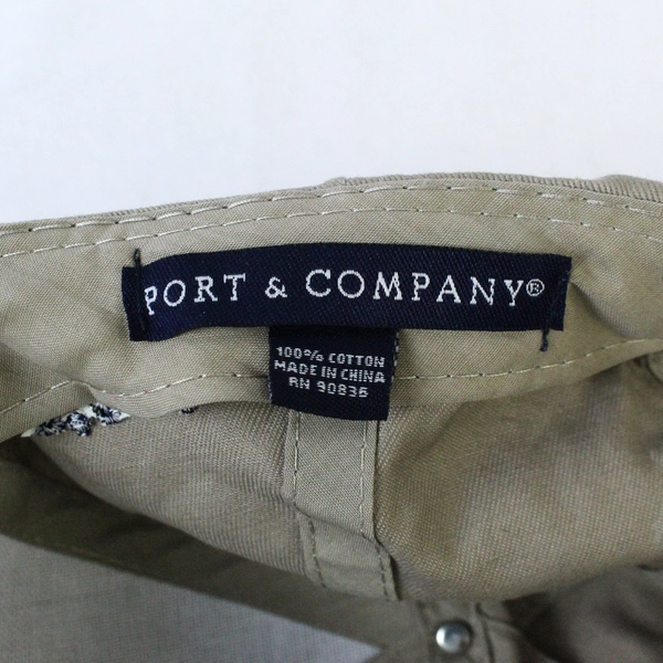 Montage Deer Valley Adjustable Strap Tan Baseball Cap 100% Cotton Port & Company
