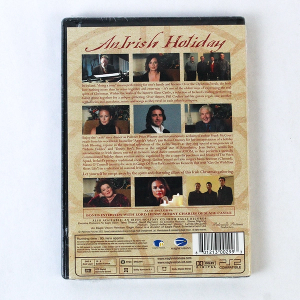An Irish Holiday Phil Coulter DVD Video Sealed Disc 2002