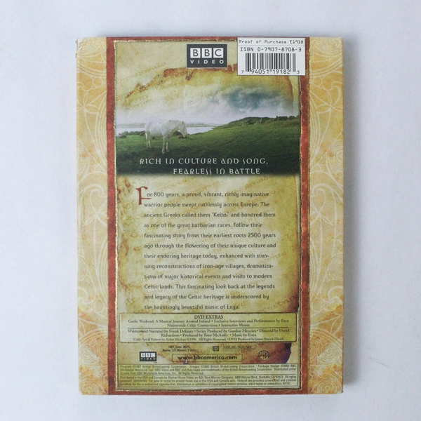 The Celts Rich Traditions & Ancient Myths DVD 2004 2 Disc Set