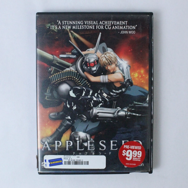 Appleseed DVD Geneon 2005 Anime Rated R Pre-Owned