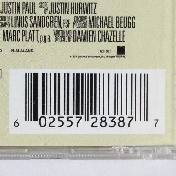 La La Land Original Motion Picture Soundtrack 2016 CD Interscope Records