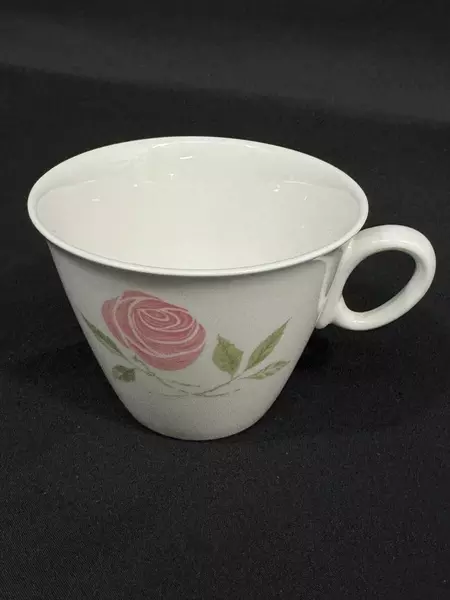 Set of 6 Vintage Franciscan Pink a Dilly Cups & Saucers Very Good Condition