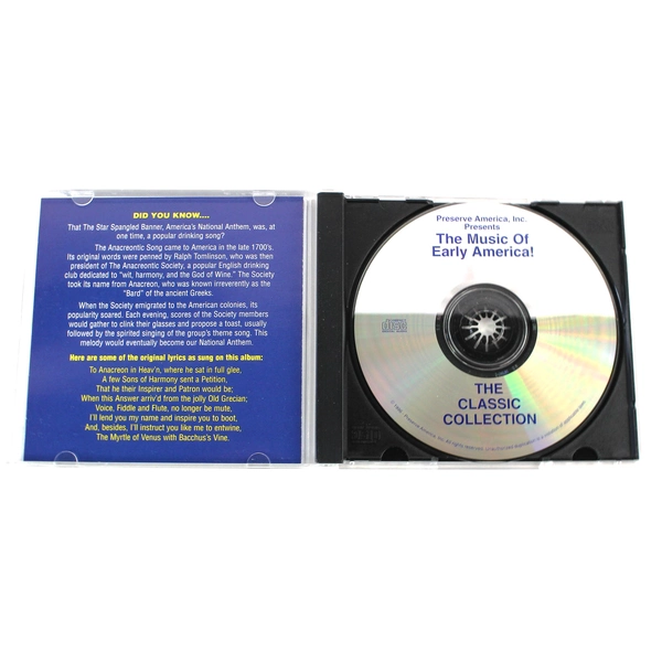 The Music of Early America The Classic Collection 1996 CD Preserve America Inc.
