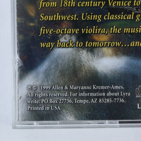Lyra Allen Ames & Maryanne Kremer-Ames Way Back Tomorrow CD 1999 Acoustic Guitar