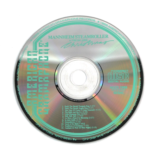 Mannheim Steamroller A Fresh Aire Christmas 1988 CD American Gramaphone