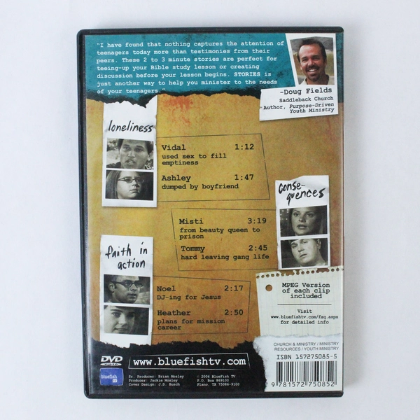 Stories Vol 6 DVD Real Teens Real Life Video Illustrations Youth Church Groups