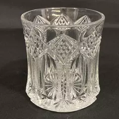 Antique Duncan Miller EAPG Glass Ladder With Diamonds Jam Or Jelly Jar No Lid