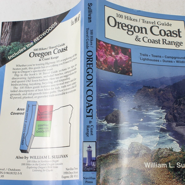 100 Hikes Travel Guide Oregon Coast and Coast Range William L. Sullivan 1995 PB