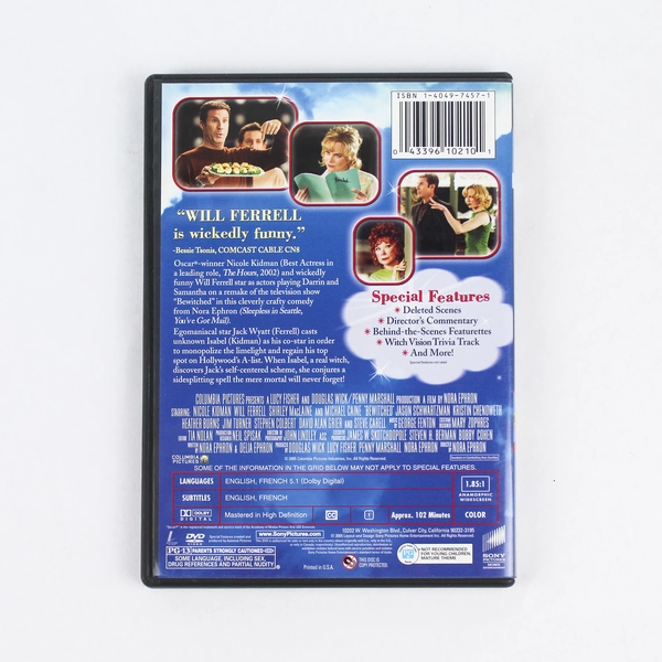 Bewitched Special Edition DVD 2005 Nicole Kidman Will Ferrell