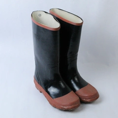 Northside Steal Shank Black Rain Boots Waterproof Size 5 Wear On Outer Shell