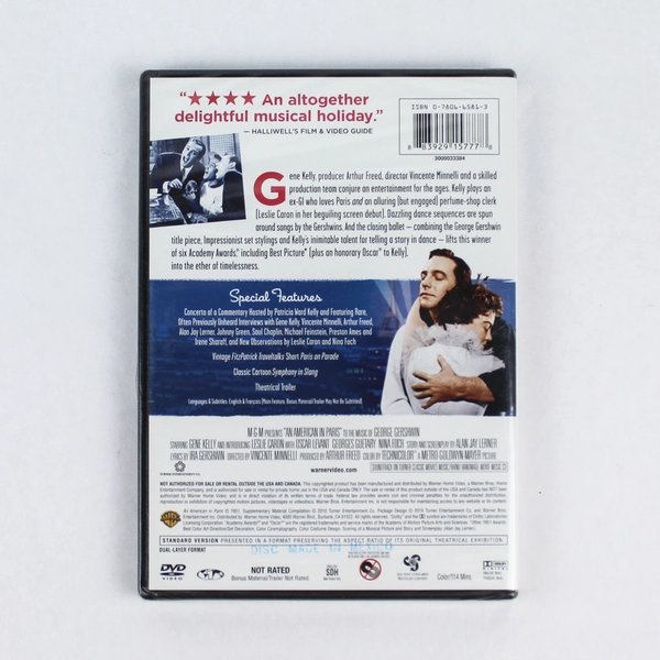 An American in Paris DVD 1951 Leslie Caron Gene Kelly Brand New Sealed
