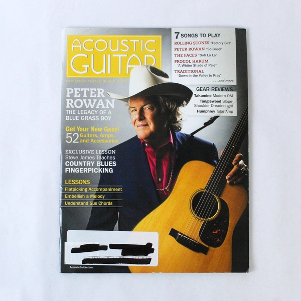Acoustic Guitar Magazine June 2011 Peter Rowan Blue Grass Boy Pre-Owned