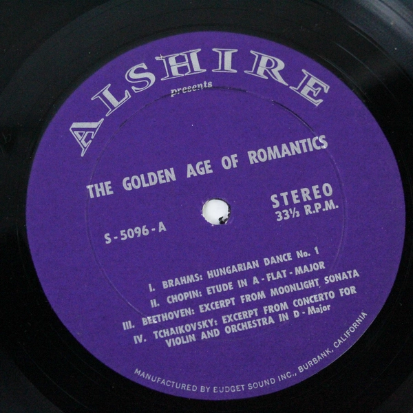 London Philharmonic Orchestra The Golden Age Of Romantics Record Alshire S 5096