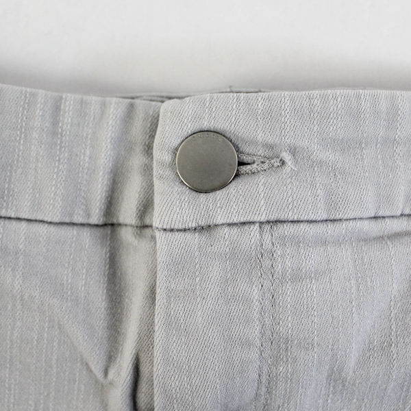 Chico's Women's Size 2.5 Gray Ankle Jeans Pants Faux Pockets Belt Loops