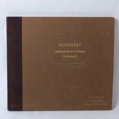 Schubert Unfinished Symphony No. 8 In B Minor Schubert 1936 Victor Shellac 